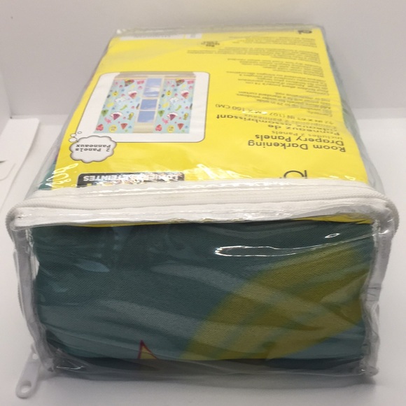 Emoji Raining Emoji's Room Darkening Drapes Panels Window Curtains 42 x … - Picture 12 of 16